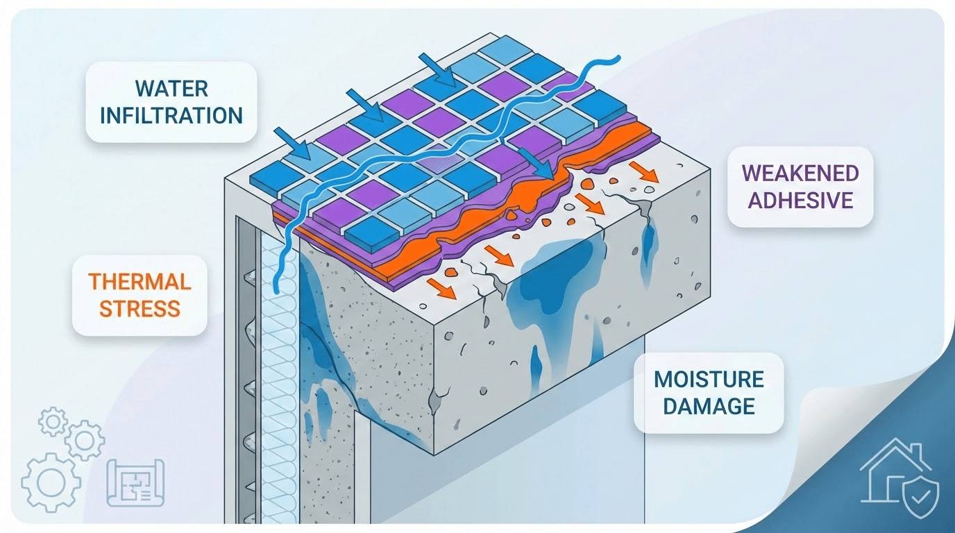 נפילת פסיפס מהמרפסת: מה אפשר לעשות?